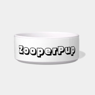 TIGELA BOWL DE CACHORRO ZOOPERPUP