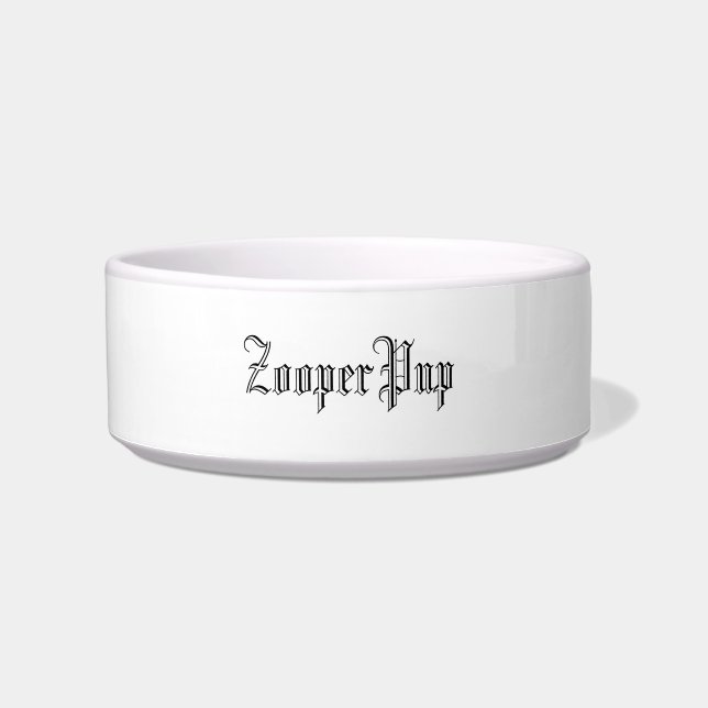 TIGELA BOWL DE CACHORRO ZOOPERPUP (Frente)