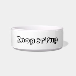 TIGELA BOWL DE CACHORRO ZOOPERPUP