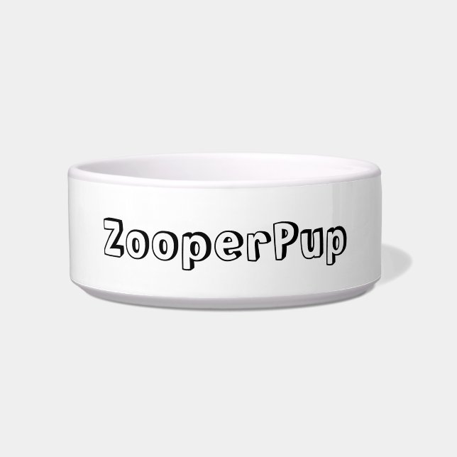 TIGELA BOWL DE CACHORRO ZOOPERPUP (Frente)