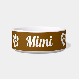 Tigela Bowl de Gato Cerâmico Personalizado, presente de G