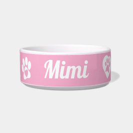 Tigela Bowl de Gato Cerâmico Personalizado, presente de G