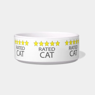 Tigela Bowl de Gato Cinco Estrelas