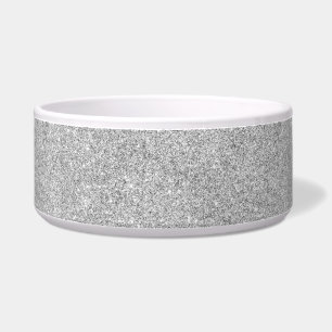 Tigela Brilho de prata elegante
