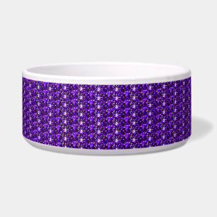 Tigela Brilho roxo da bacia do cão
