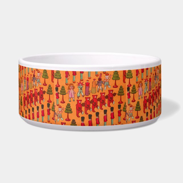 Tigela Brinquedos de Natal Brincadeiras (Frente)