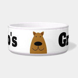 Tigela Brown Labrador Dog