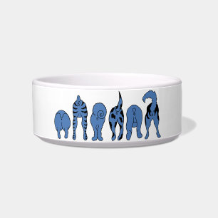 Tigela Bumbuns de Cachorro Azul