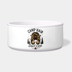 Tigela Cabelo de Acampamento Não Liga Coque Desarrumado E