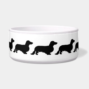Tigela Cabelo Longo Dachshund - Silhouette 1