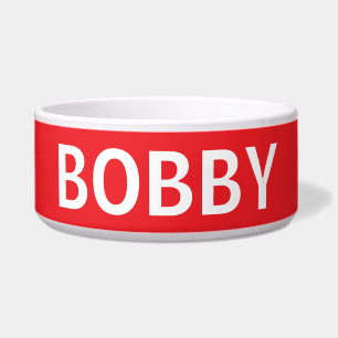 TIGELA CACHORA PERSONALIZADA OU BOWL PERSONALIZADA