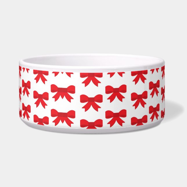 Tigela Cachorro Arcos Vermelhos (Direita)