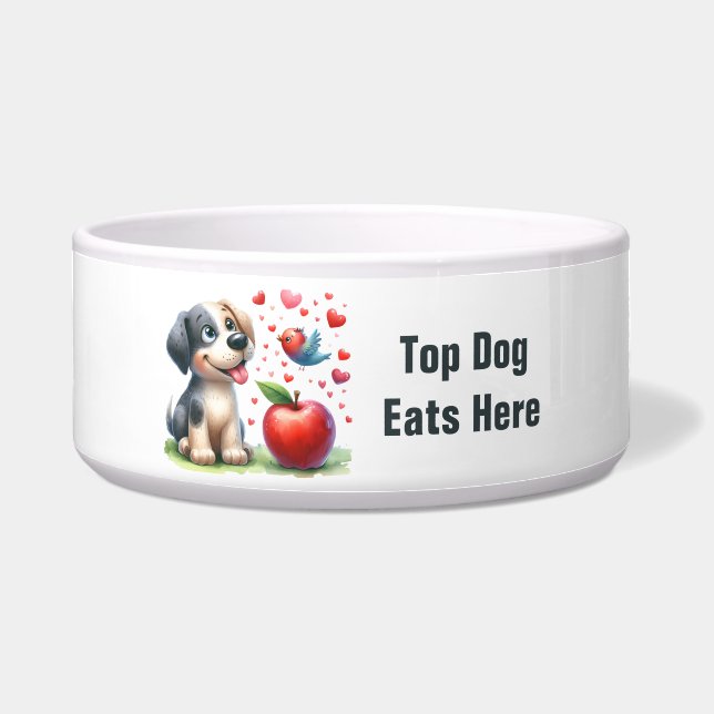 Tigela Cachorro - Bolinhos de Pet Grandes (Frente)