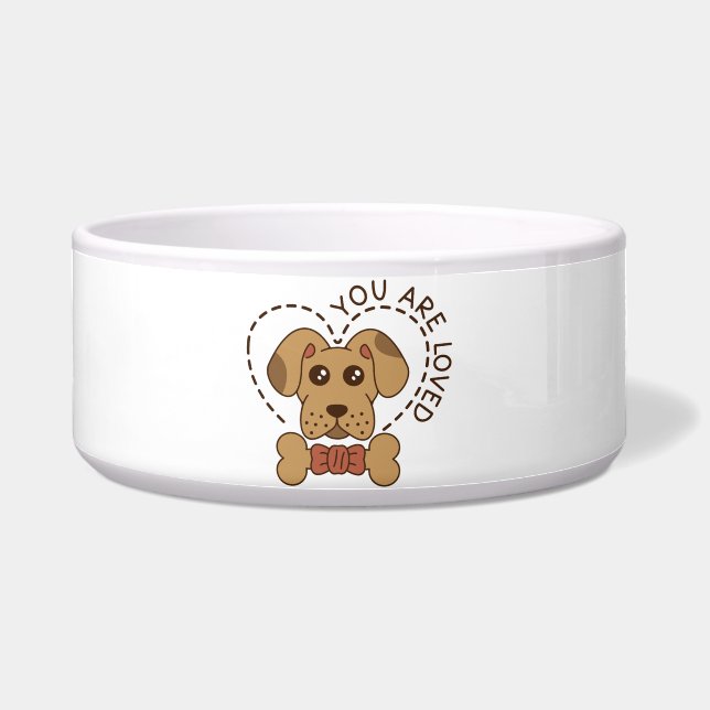 Tigela Cachorro - Bolinhos de Pet Grandes (Frente)