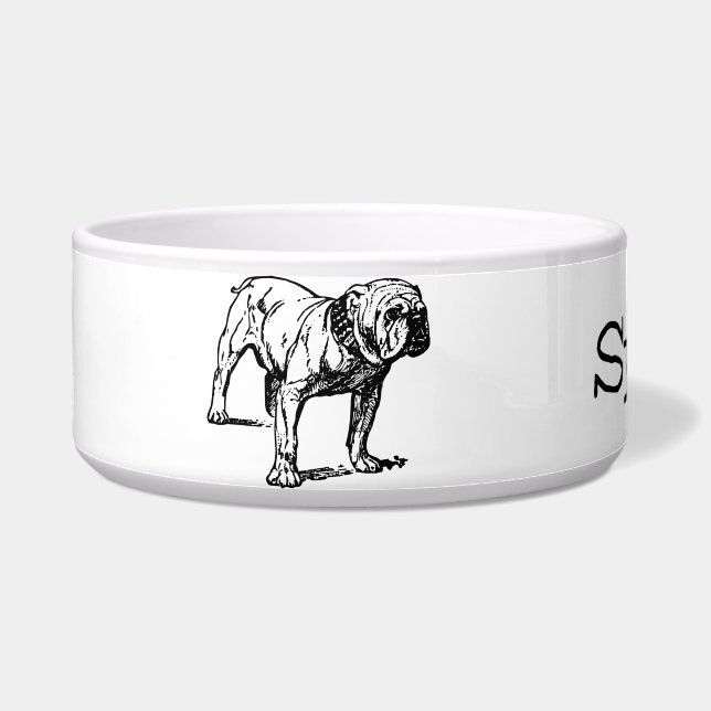 Tigela Cachorro Buldogue (Esquerda)