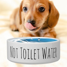 Cachorro cerâmico simples e minimalista engraçado 