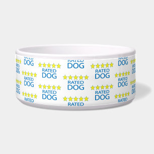 Tigela Cachorro Cinco Estrelas