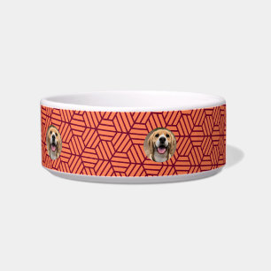 Tigela Cachorro-Comida Elegante Mãe Cachorro Personalizad