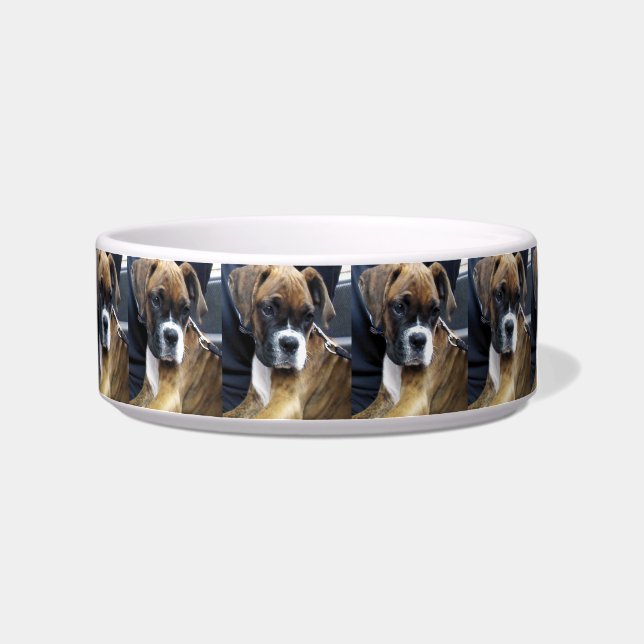 Tigela CACHORRO DE BOXER prato de cachorro (Direita)