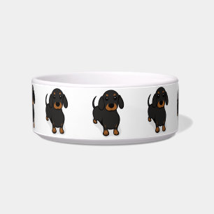 Tigela Cachorro De Cachorro Bonito. Dachshund!