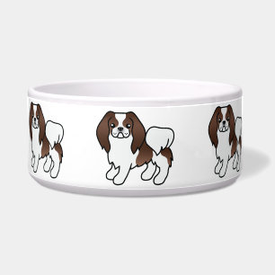 Tigela Cachorro De Cartoons Castanho E Branco Japonês