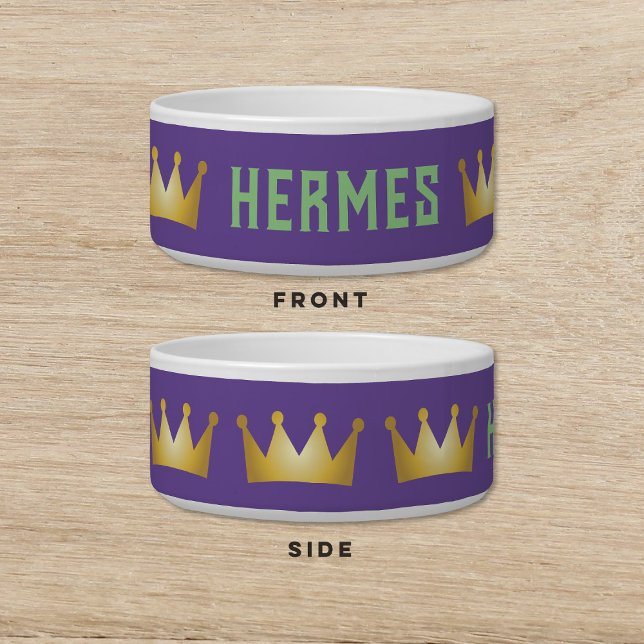 Tigela Cachorro de Gras da Coroa (Criador carregado)