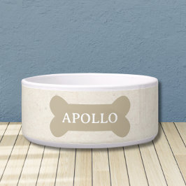 Tigela Cachorro de Nome Neutro e Pet Personalizado