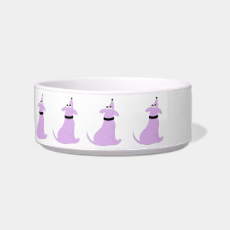 Tigela Cachorro de porco roxo