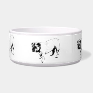Tigela Cachorro de Vetor Sólido