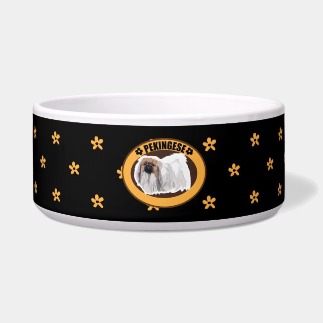 Tigela Cachorro pekingês (Frente)