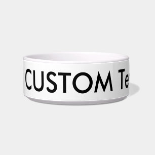 Tigela Cachorro Personalizado, Gato, Pet Bowl Medium 25oz