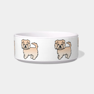 Tigela Cães de desenho animados de Norfolk Terrier Cute