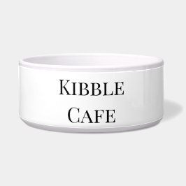 Tigela Café Kibble Pet Bowl Cerâmico