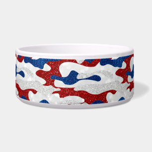 Tigela Camo Americano 4 de Julho Brilho