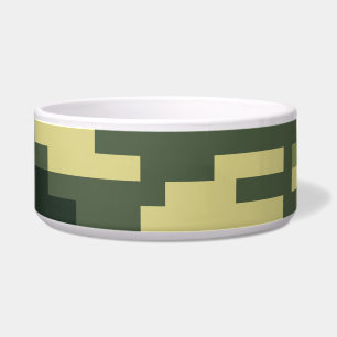 Tigela Camuflagem Digital Woodland de 8 Bits / Camo