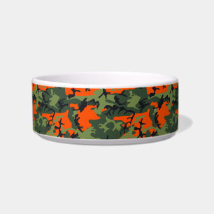 Tigela Camuflagem Laranja e Verde, Militar, Exército