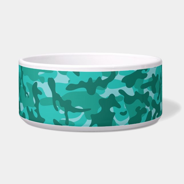 Tigela Camuflagem Persa Azul (Frente)