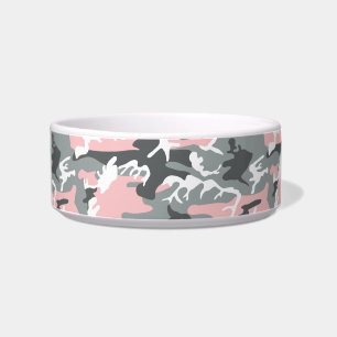 Tigela Camuflagem rosa e Cinza, Militar, Exército