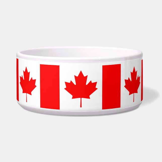 Tigela Canadiano Flag Pet Bowl (Frente)