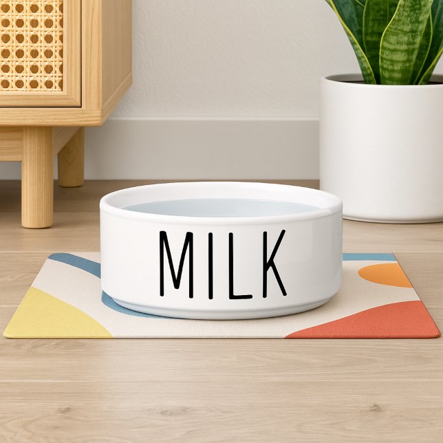 Tigela Cão de Leite Engraçado (Funny Milk Dog Bowl
)
