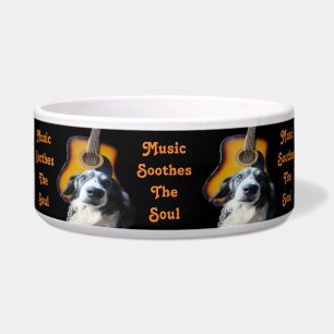 Tigela Cão de Violão de Pet Bowl