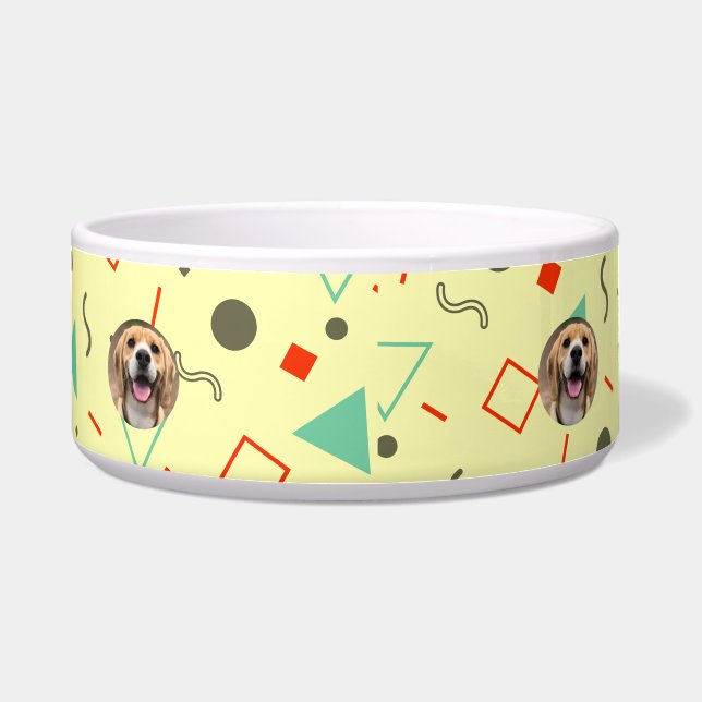 Tigela Cão Novo Cachorro Bonito Presente Nome Personaliza (Frente)