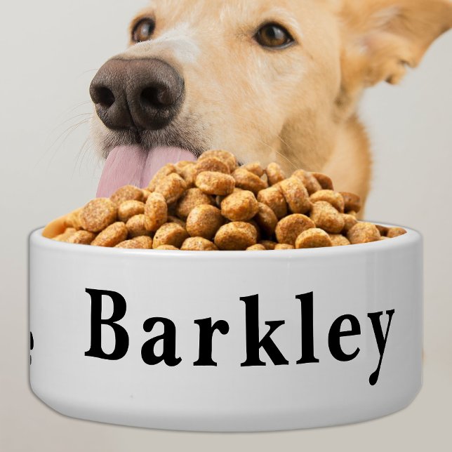 Tigela Cão Pet Clássico Cão Personalizado Água de Comida  (Criador carregado)