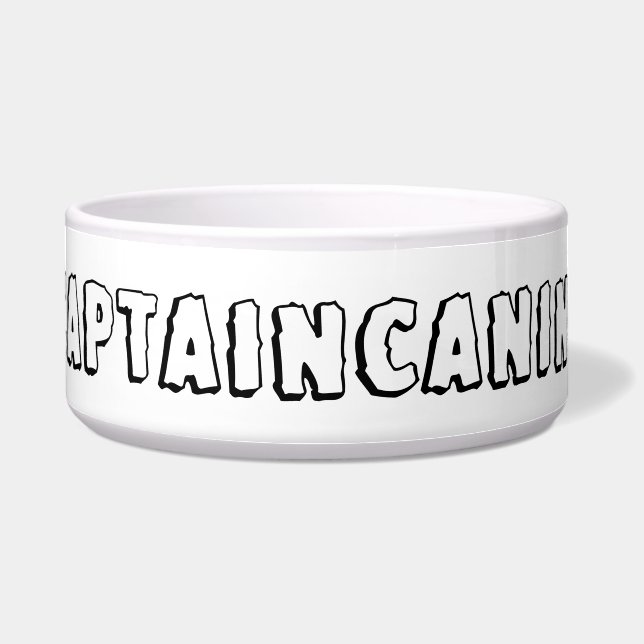TIGELA CAPTAIN CANINE DOG BOWL (Frente)