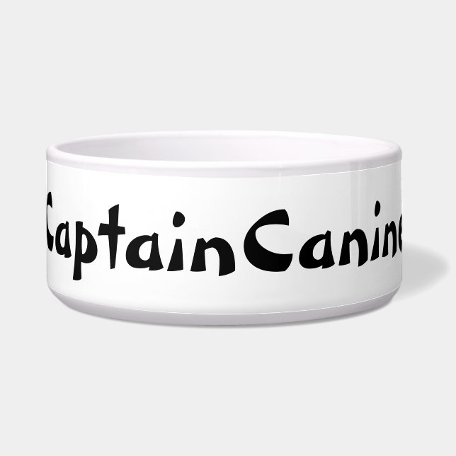 TIGELA CAPTAIN CANINE DOG BOWL (Frente)