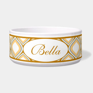 Tigela Caramel Ogee Cerâmica Personalizada Bowl