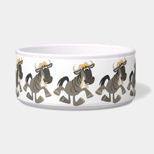 Tigela Cartoon Dancing Wildebeest Pet Bowl