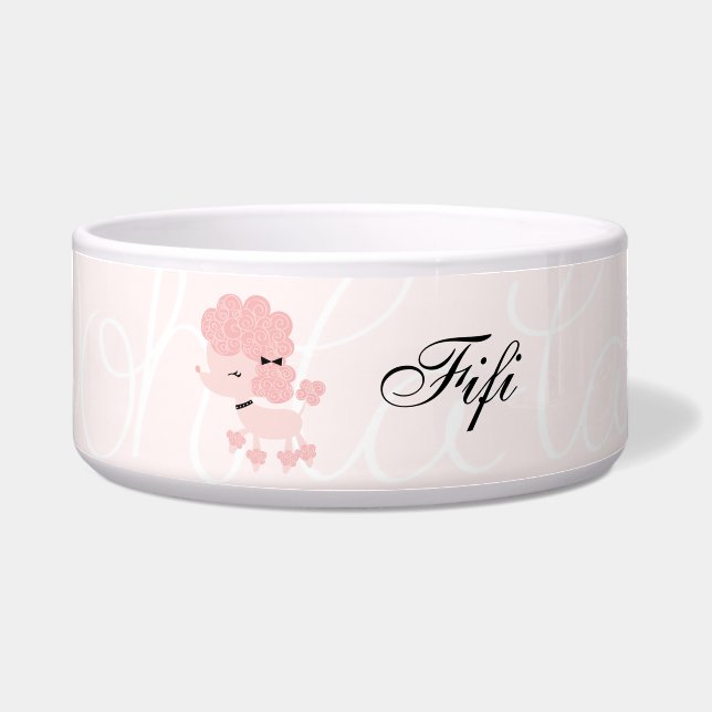 Tigela Cartoon French Poodle (Frente)