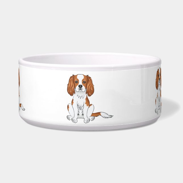 Tigela Cavalier King Charles Spaniel Blenheim Cachorro Se (Frente)