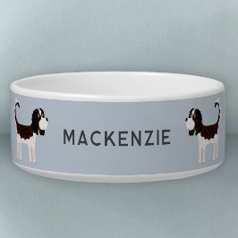 Tigela Cavalier King Charles Spaniel Dog Personalizado